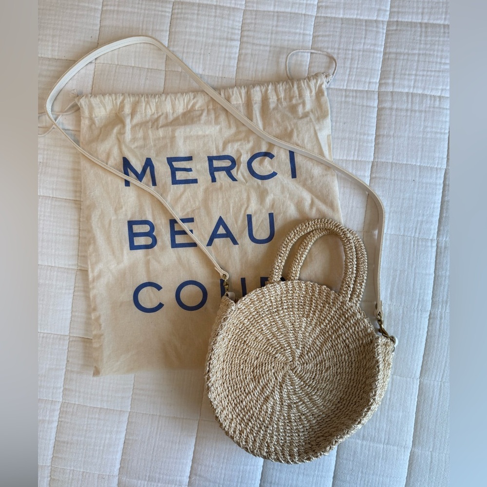 Clare V Petite Alice Woven Straw bag